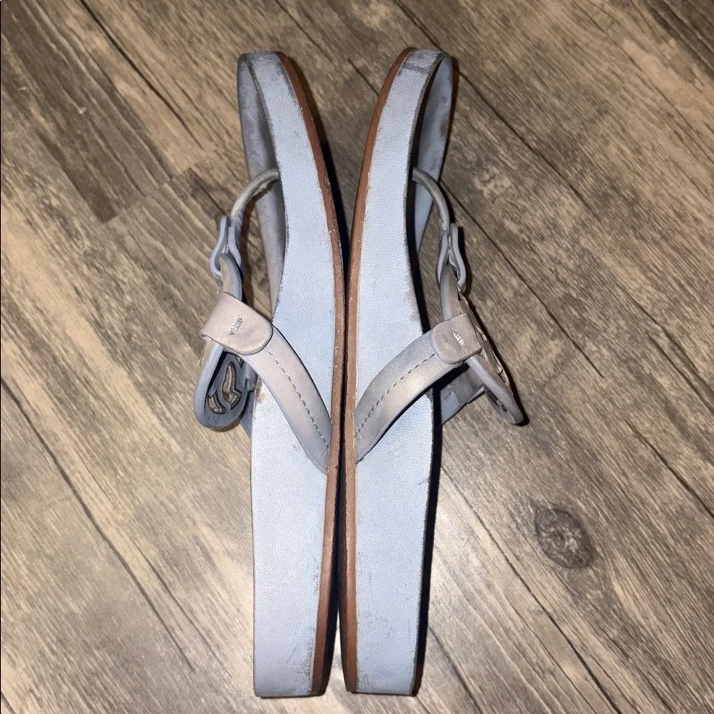 Tory Burch Miller Cloud Women's Leather Ergonomic Slide Sandals size 7